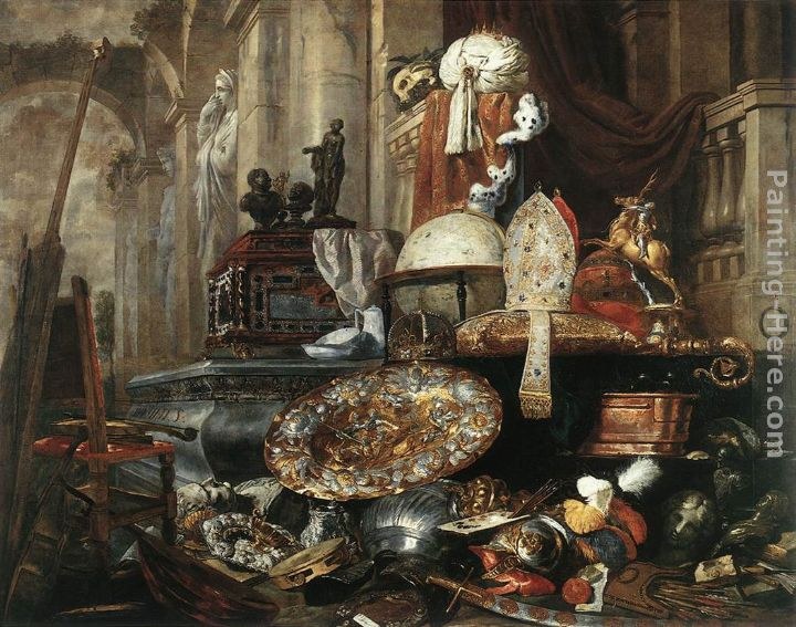 Peeter Boel Large Vanitas Still-Life